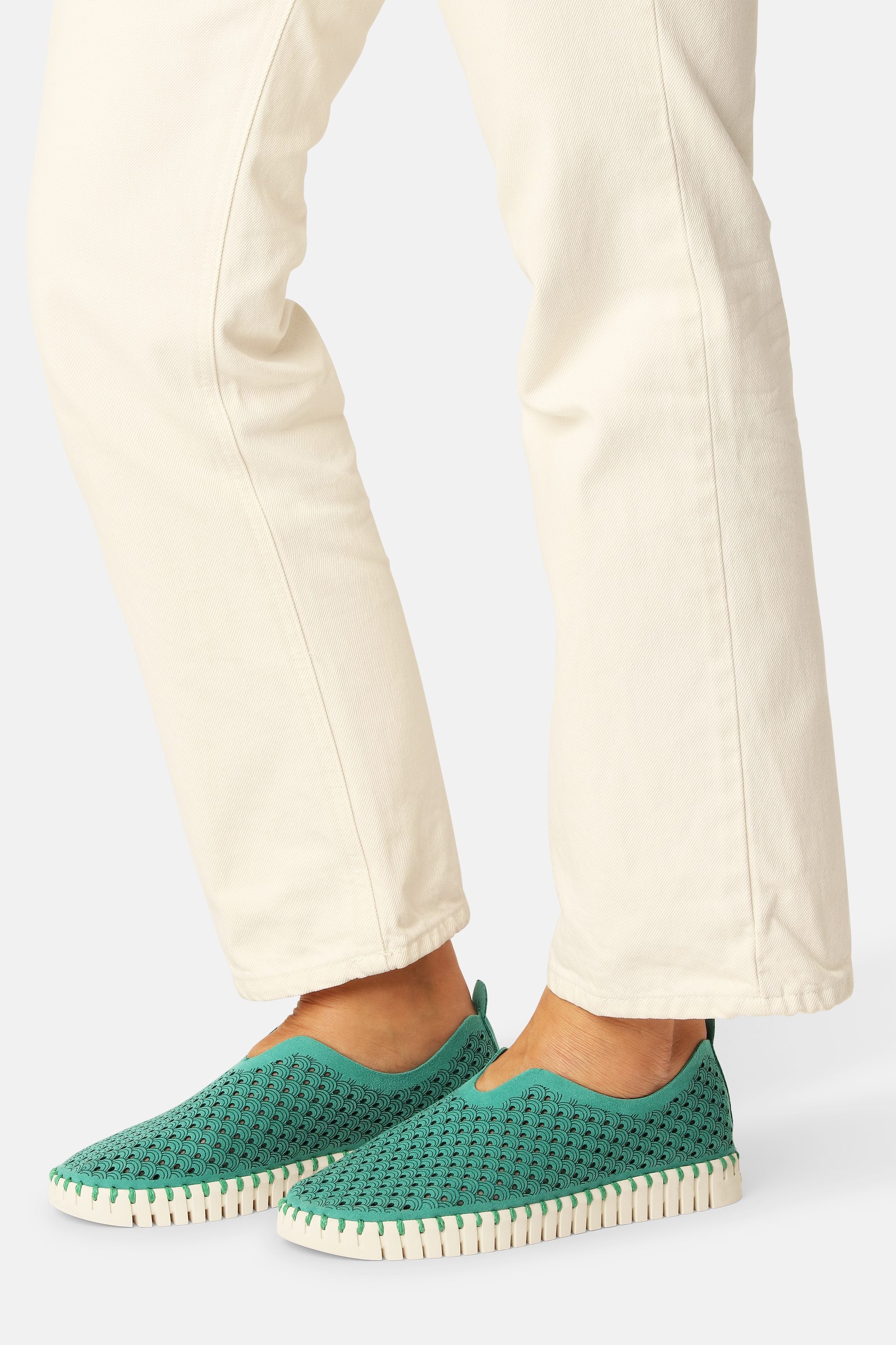 Tulip Flats - Spruce Pearled Ivory